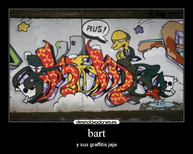 bart - y sus graffitis jaja