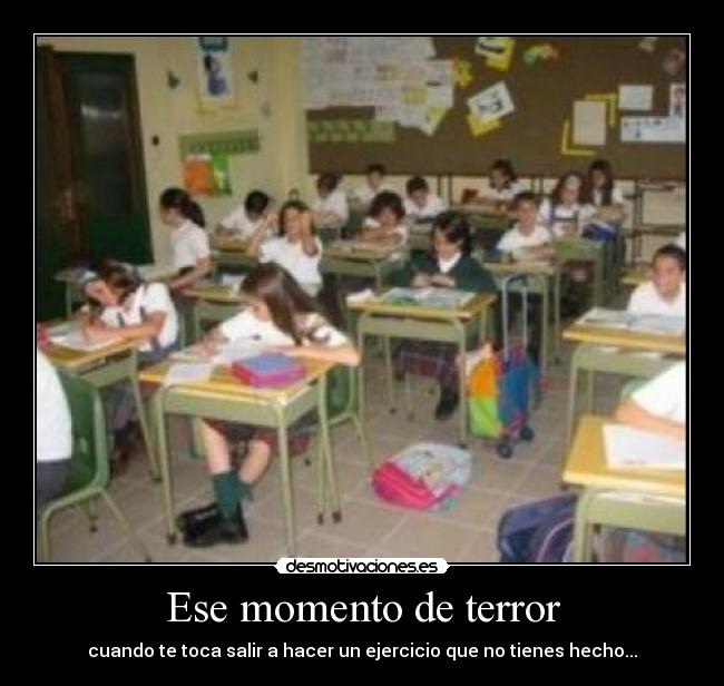 carteles terror desmotivaciones