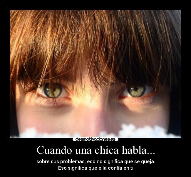 Cuando una chica habla... - 