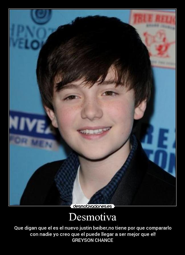 carteles greyson chance desmotivaciones