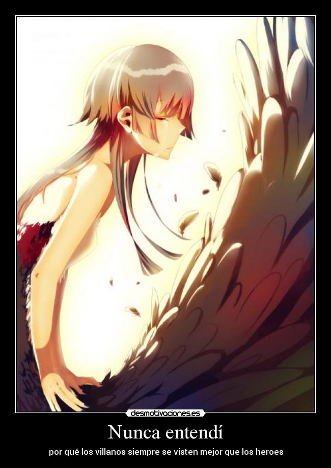 Nunca entendí - por qué los villanos siempre se visten mejor que los heroes