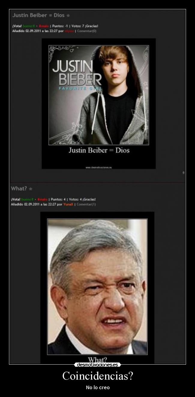 Coincidencias? -
