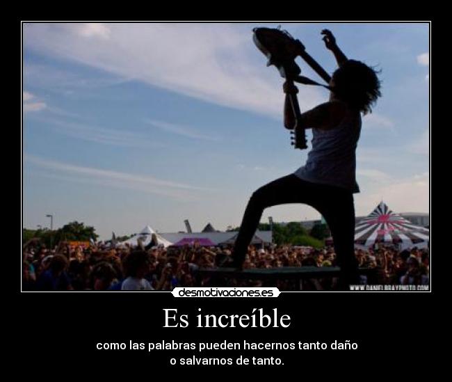 carteles palabras increible tony perry foto ee desmotivaciones