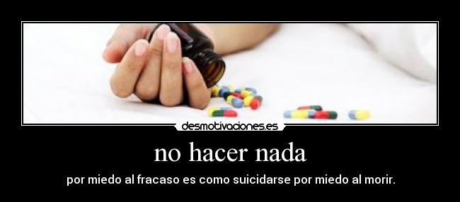 no hacer nada - 