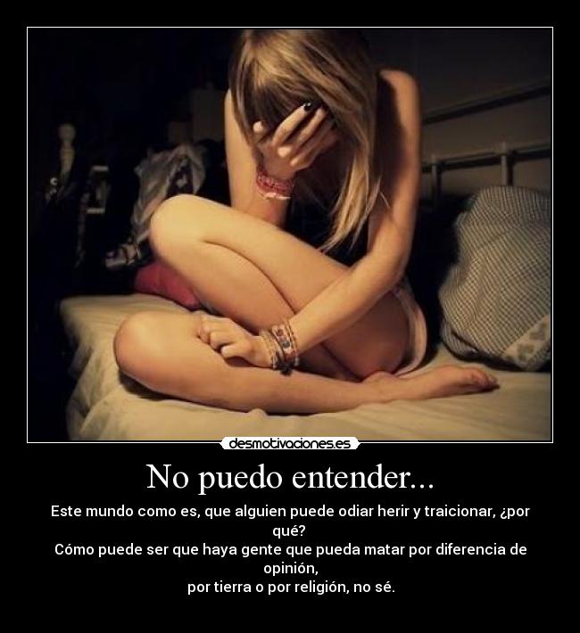 No puedo entender... - 