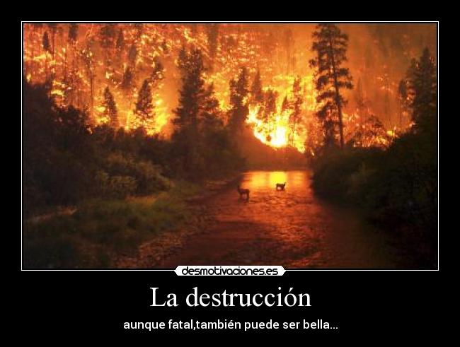 La destrucción -