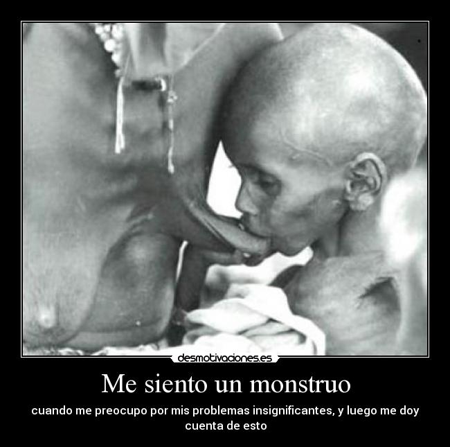 Me siento un monstruo - 
