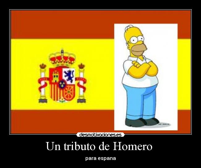 Un tributo de Homero -