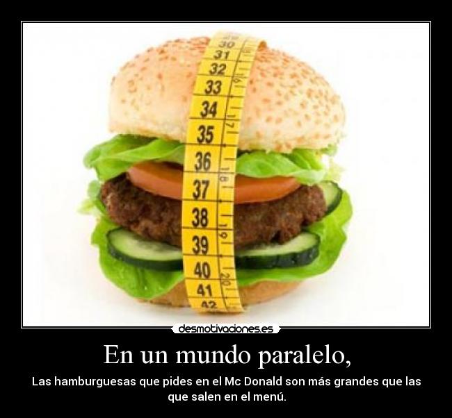 En un mundo paralelo, -