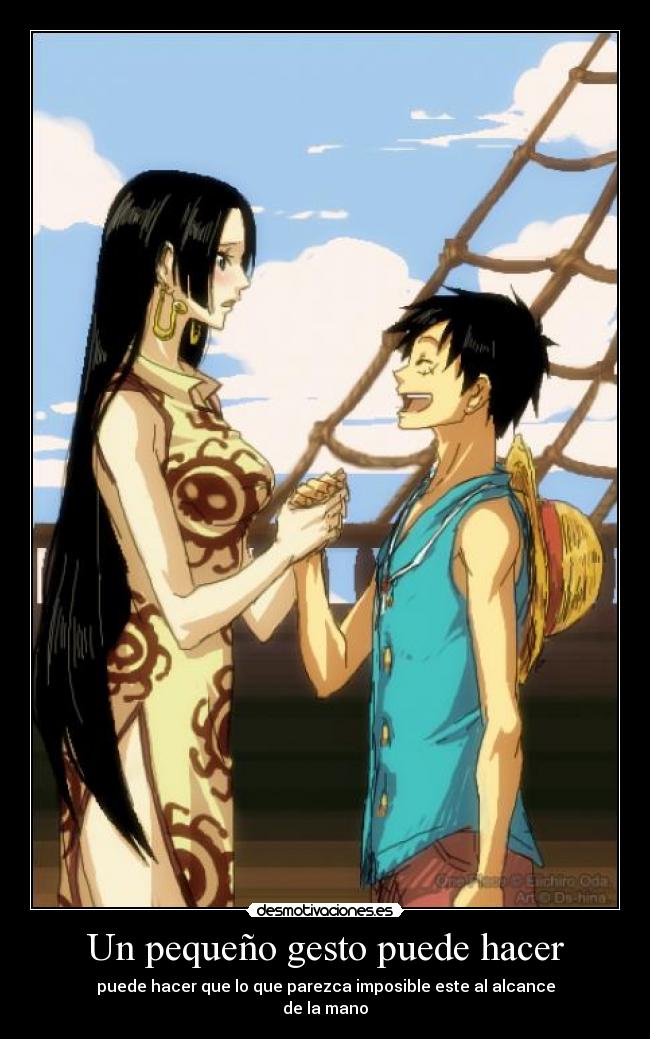 Un pequeño gesto puede hacer - 