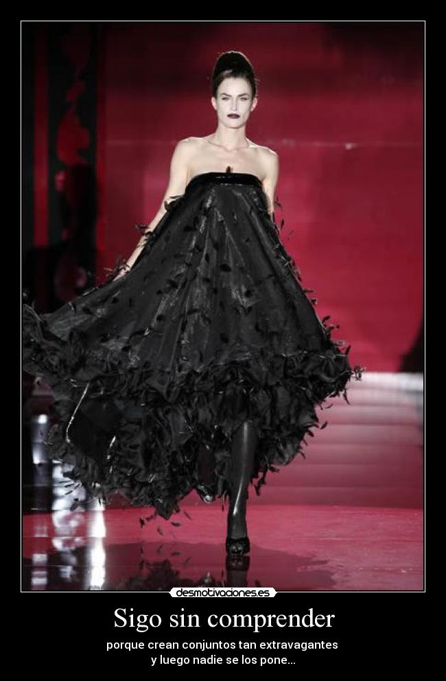 Sigo sin comprender - 