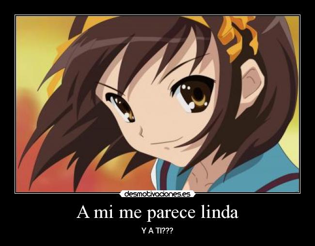 carteles haruhi suzumiya hot wall desmotivaciones