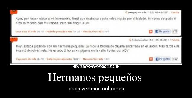 Hermanos pequeños  - 