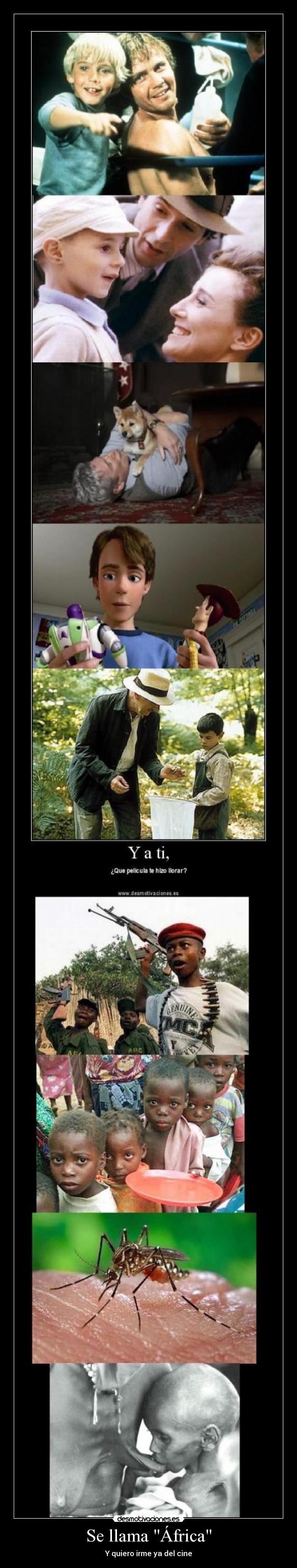 Se llama África - Y quiero irme ya del cine