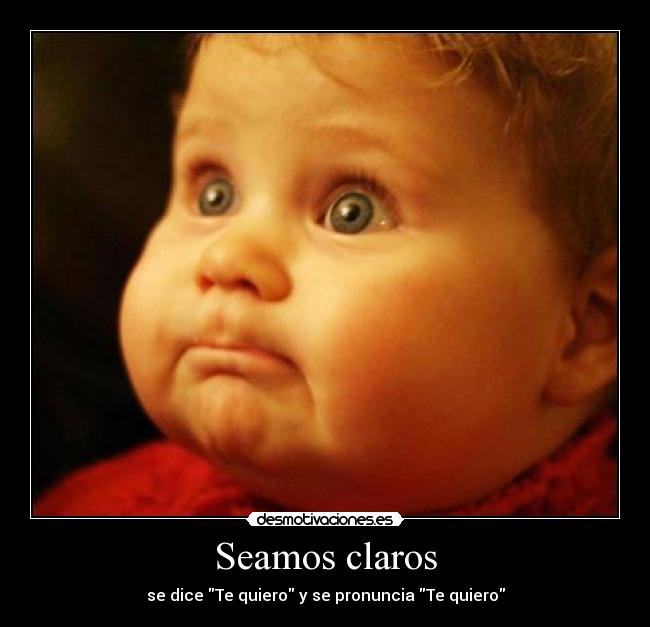 Seamos claros -