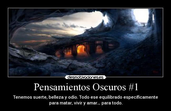 Pensamientos Oscuros #1 - 