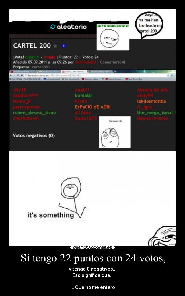 Si tengo 22 puntos con 24 votos, -