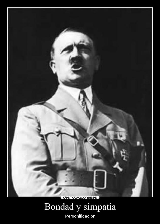 Bondad y simpatía - Personificación