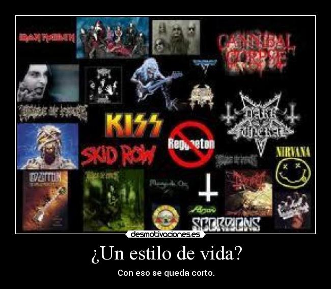 carteles vida heavy metal ciervo asesino detras tuya quiere matarte muajuajuajua desmotivaciones