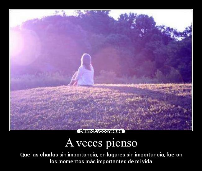 A veces pienso - 