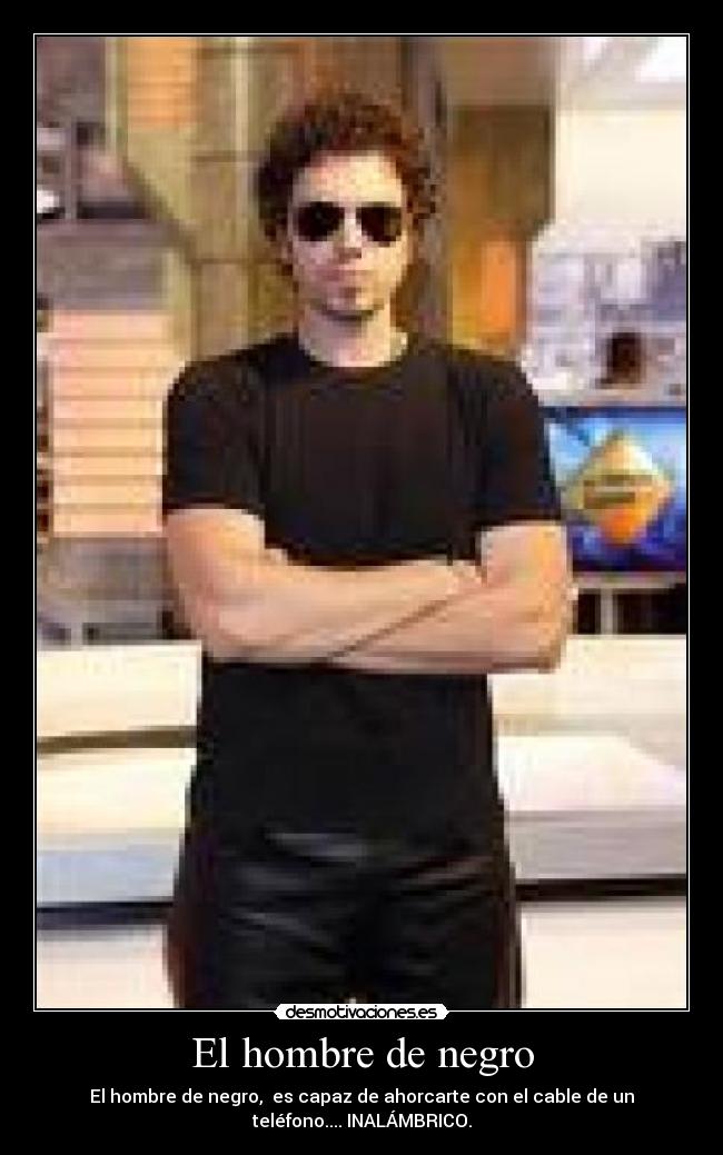 El hombre de negro -