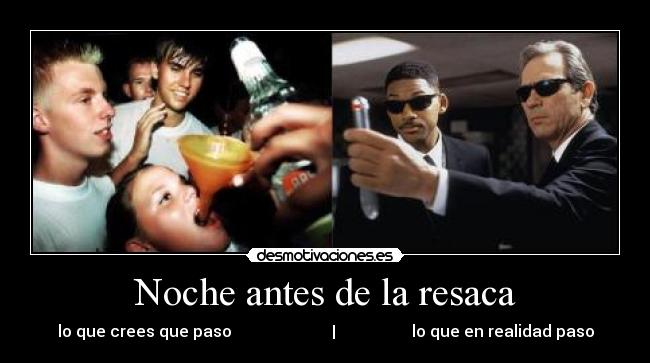 Noche antes de la resaca - 