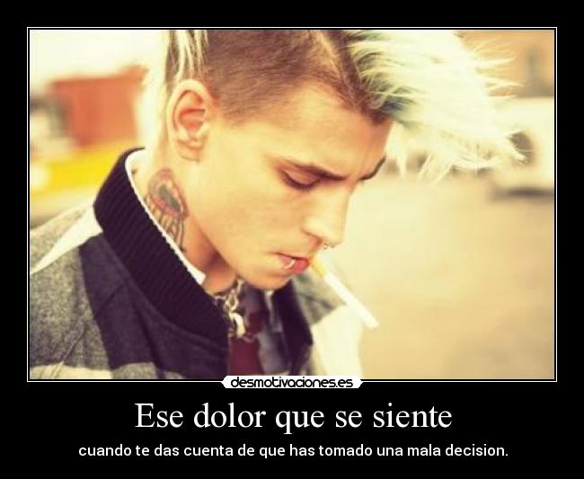 Ese dolor que se siente - 