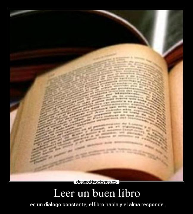 Leer un buen libro -