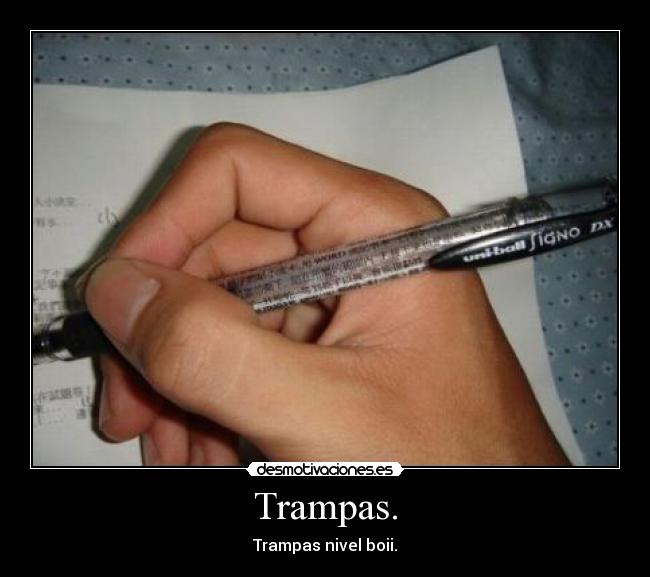 Trampas. - Trampas nivel boii.