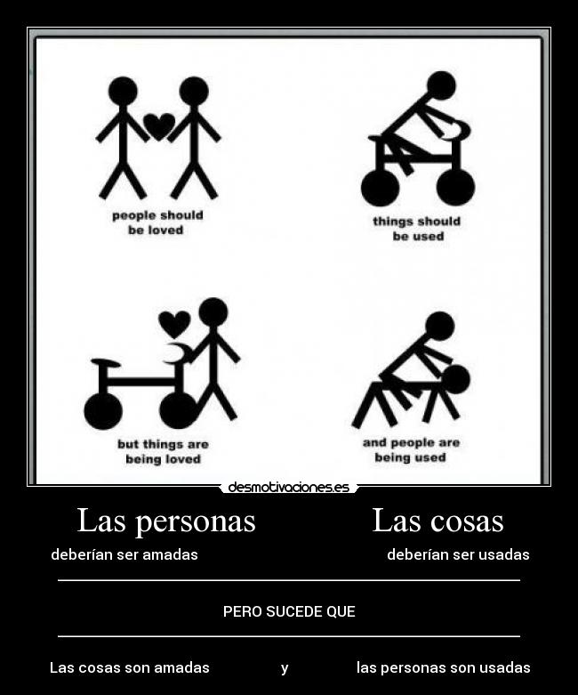 Las personas Las cosas -