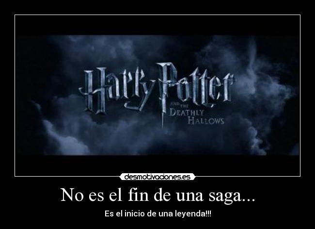 No es el fin de una saga... -