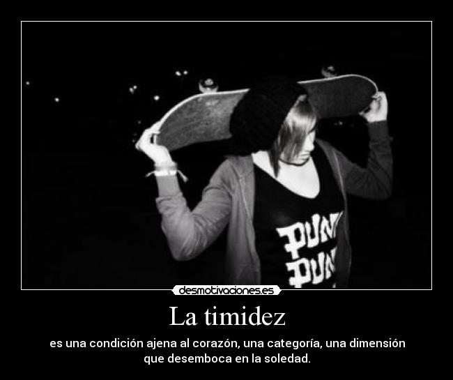 La timidez - 