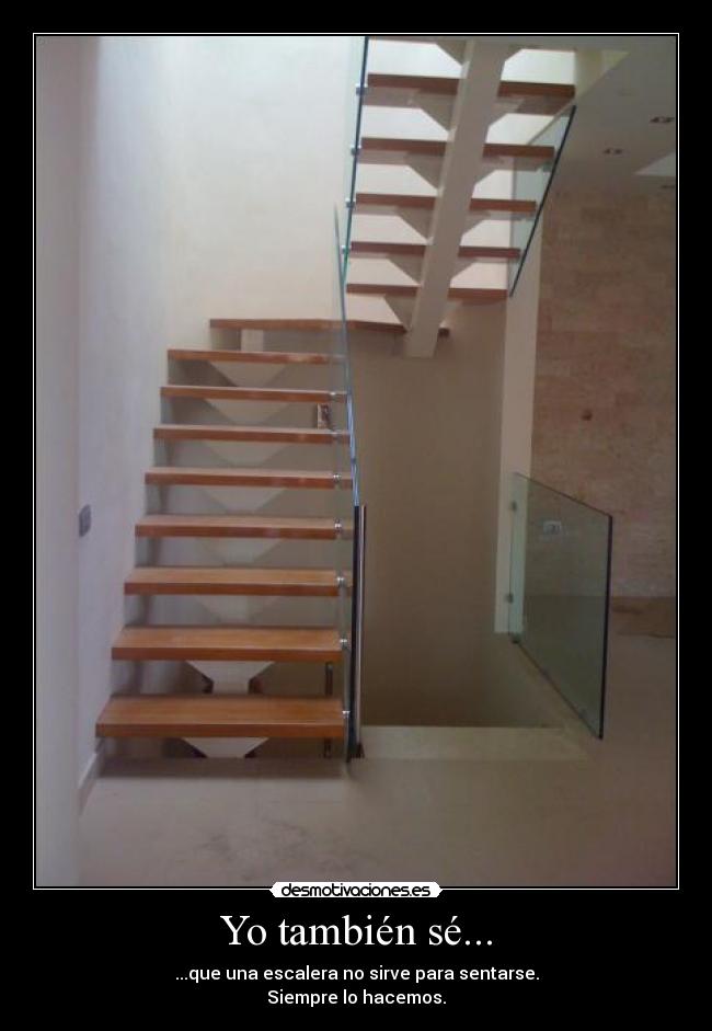 Yo también sé... -