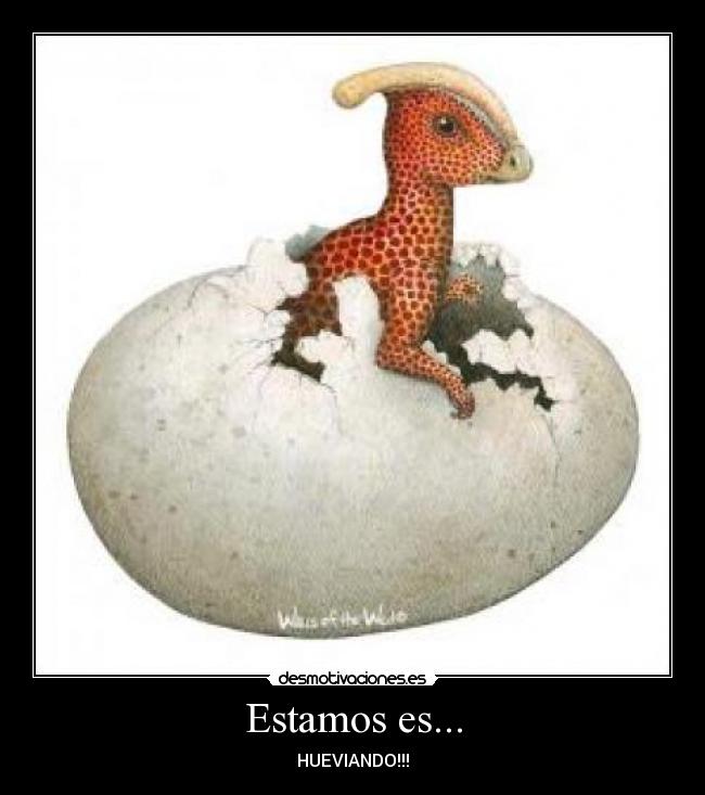 Estamos es... - HUEVIANDO!!!