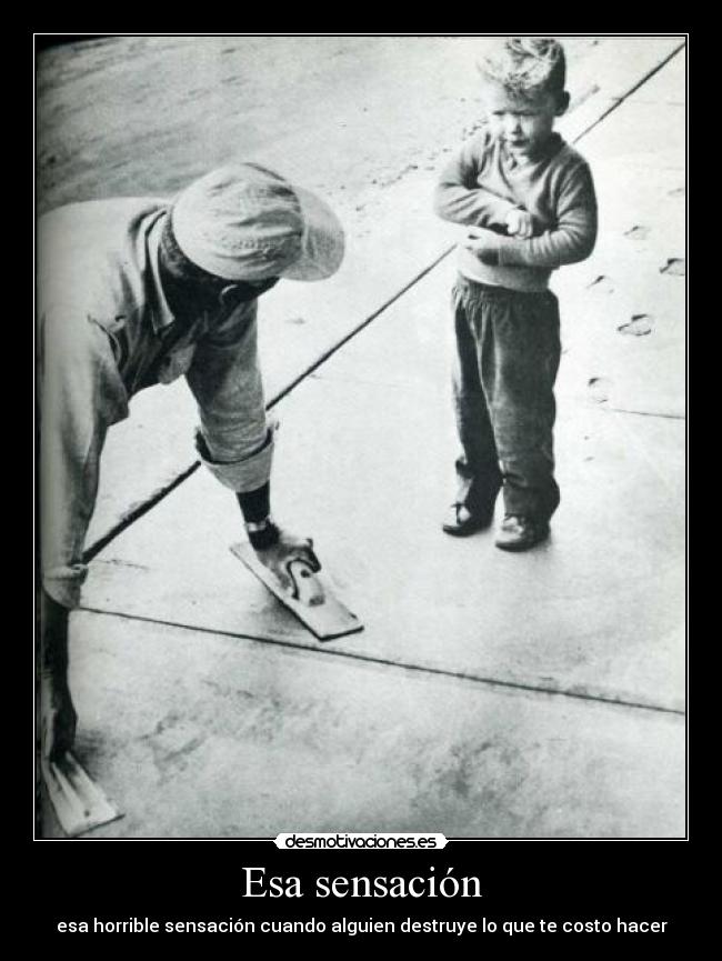 Esa sensación -