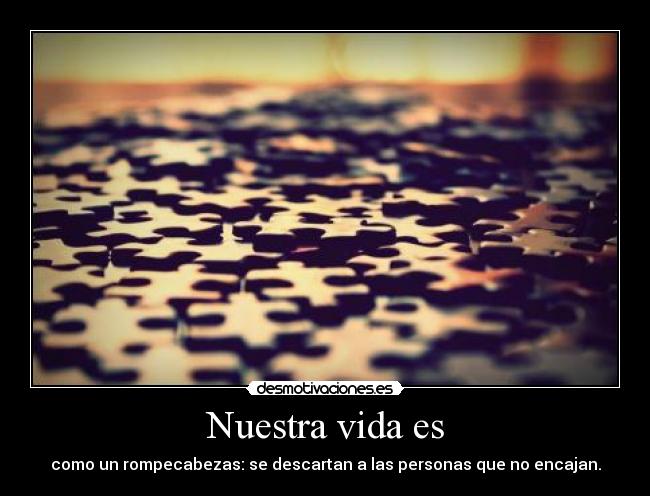Nuestra vida es - 