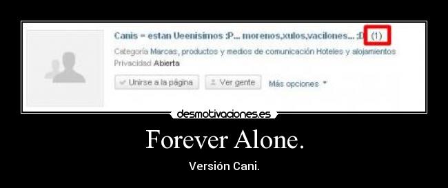 Forever Alone. -