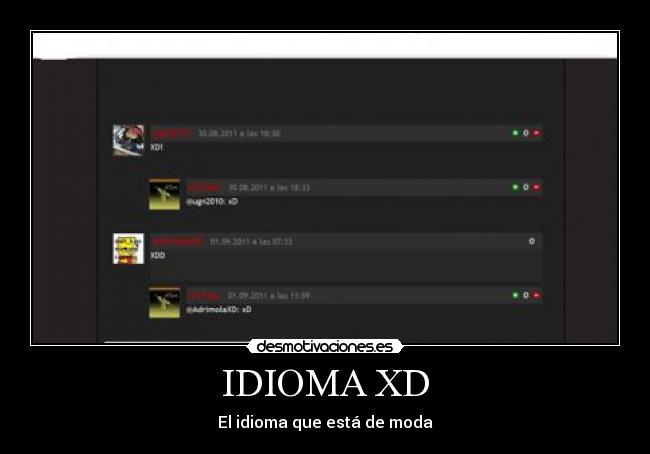 IDIOMA XD -