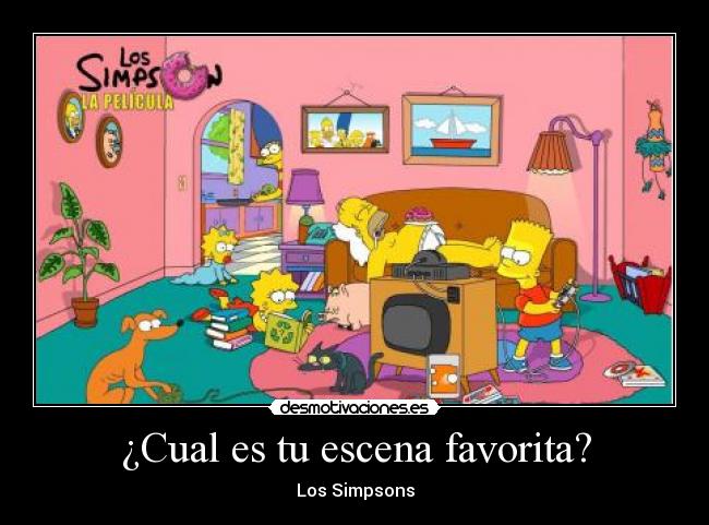 ¿Cual es tu escena favorita? - Los Simpsons