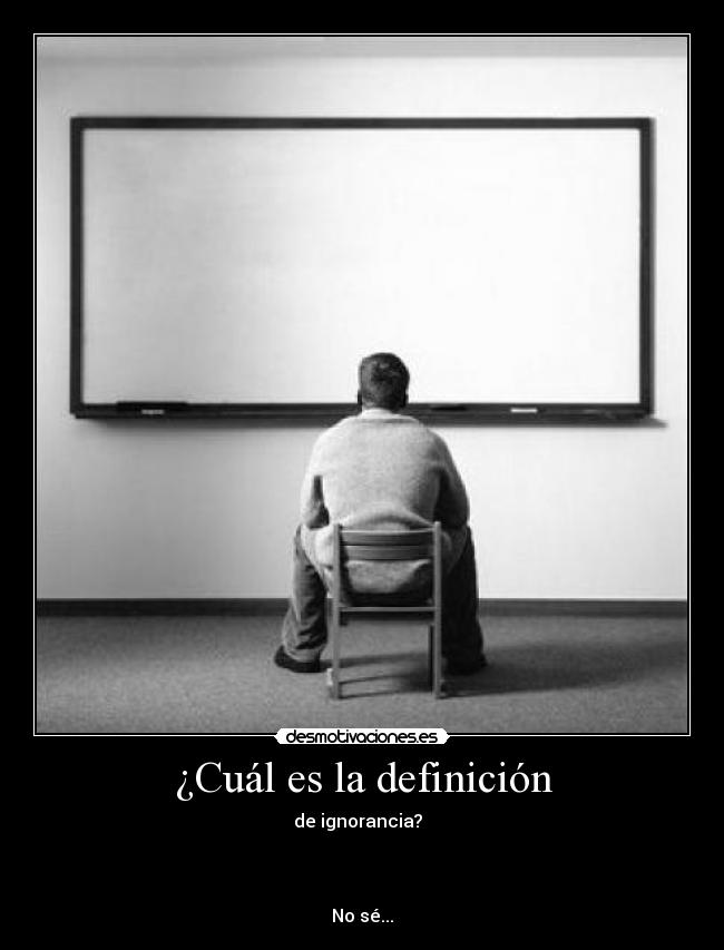 ¿Cuál es la definición - 