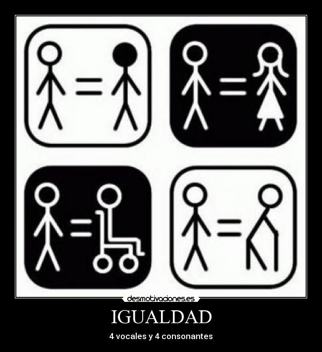 carteles igualdad desmotivaciones