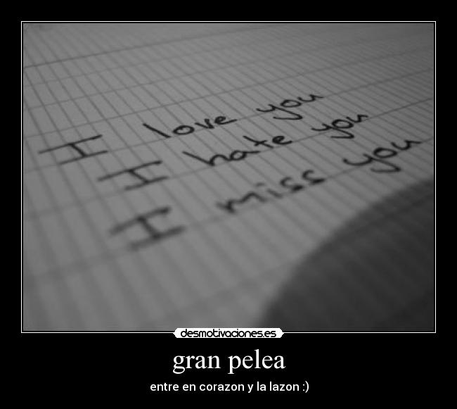 gran pelea - 