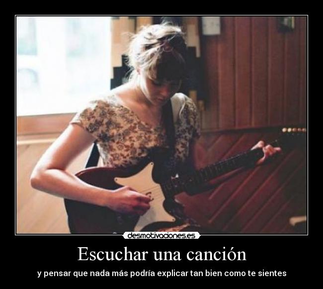 Escuchar una canción -