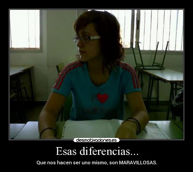 Esas diferencias... -