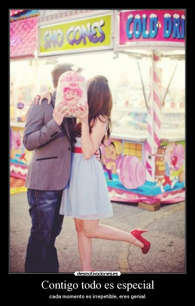 Contigo todo es especial - 