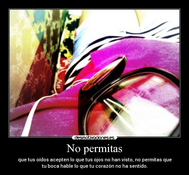 No permitas - 