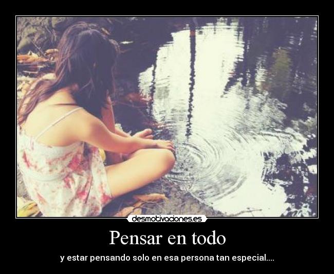 Pensar en todo -