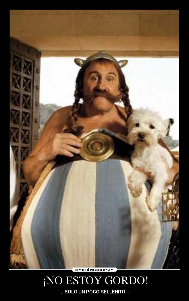 ¡NO ESTOY GORDO! - ...SOLO UN POCO RELLENITO...