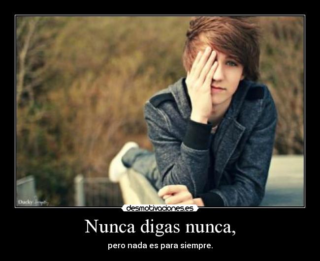 Nunca digas nunca, - 