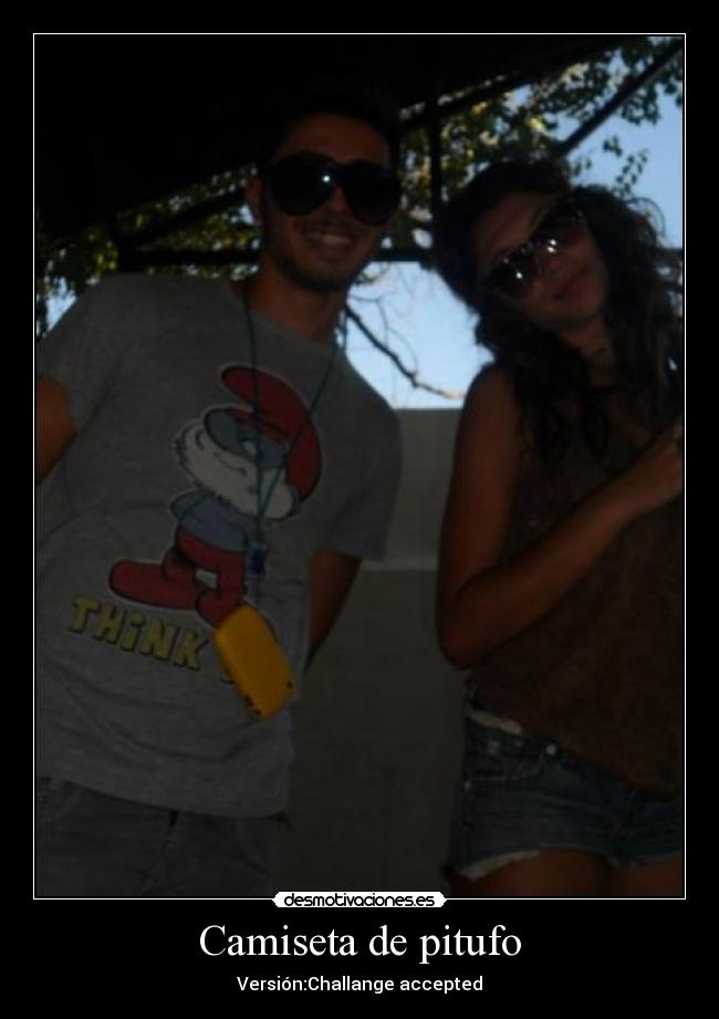 Camiseta de pitufo -